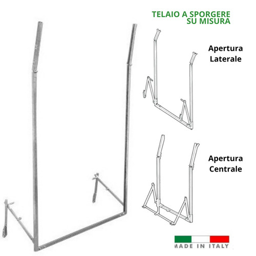 Telaio sporgere ferro x - telaio, a