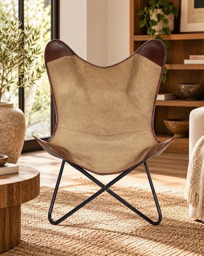 Sedia farfalla pieghevole - sedia,
