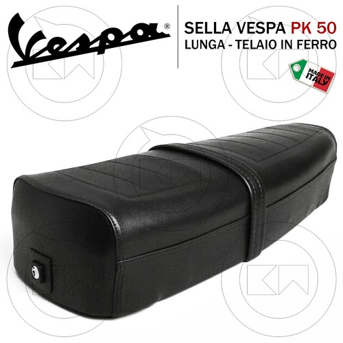 Sella lunga nera vespa - sella,