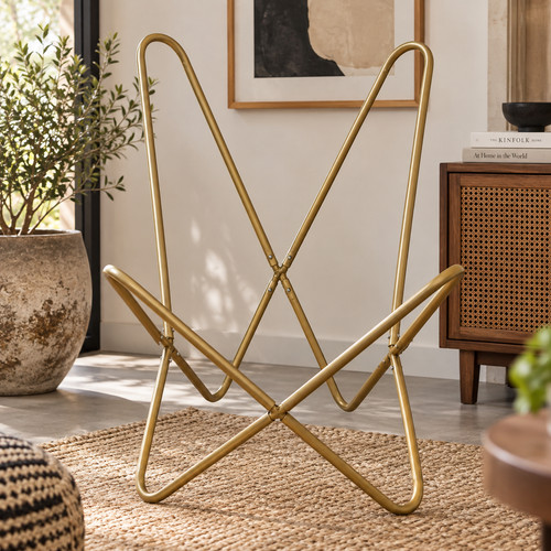 Telaio poltrona farfalla gold - poltrona,