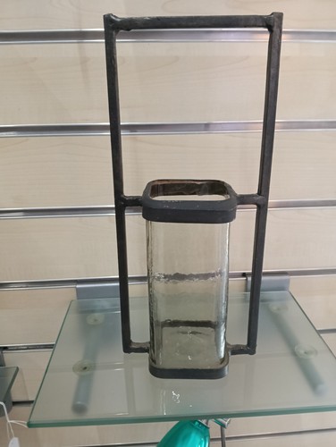 Vaso vetro con telaio - vetro,